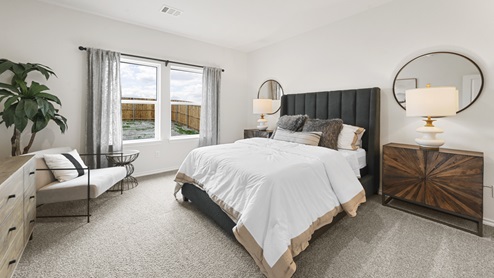 X40M Midland Floorplan Elevation B Bedroom Gallery Image-Frontier Pointe in Collin County, TX