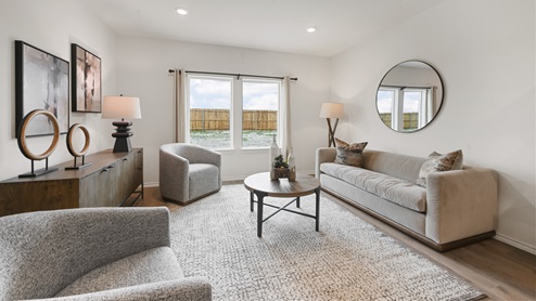 X40M Midland Floorplan Elevation B Living Gallery Image-Frontier Pointe in Collin County, TX
