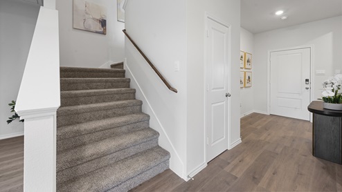 X40M Midland Floorplan Elevation B Stairs Gallery Image-Frontier Pointe in Collin County, TX