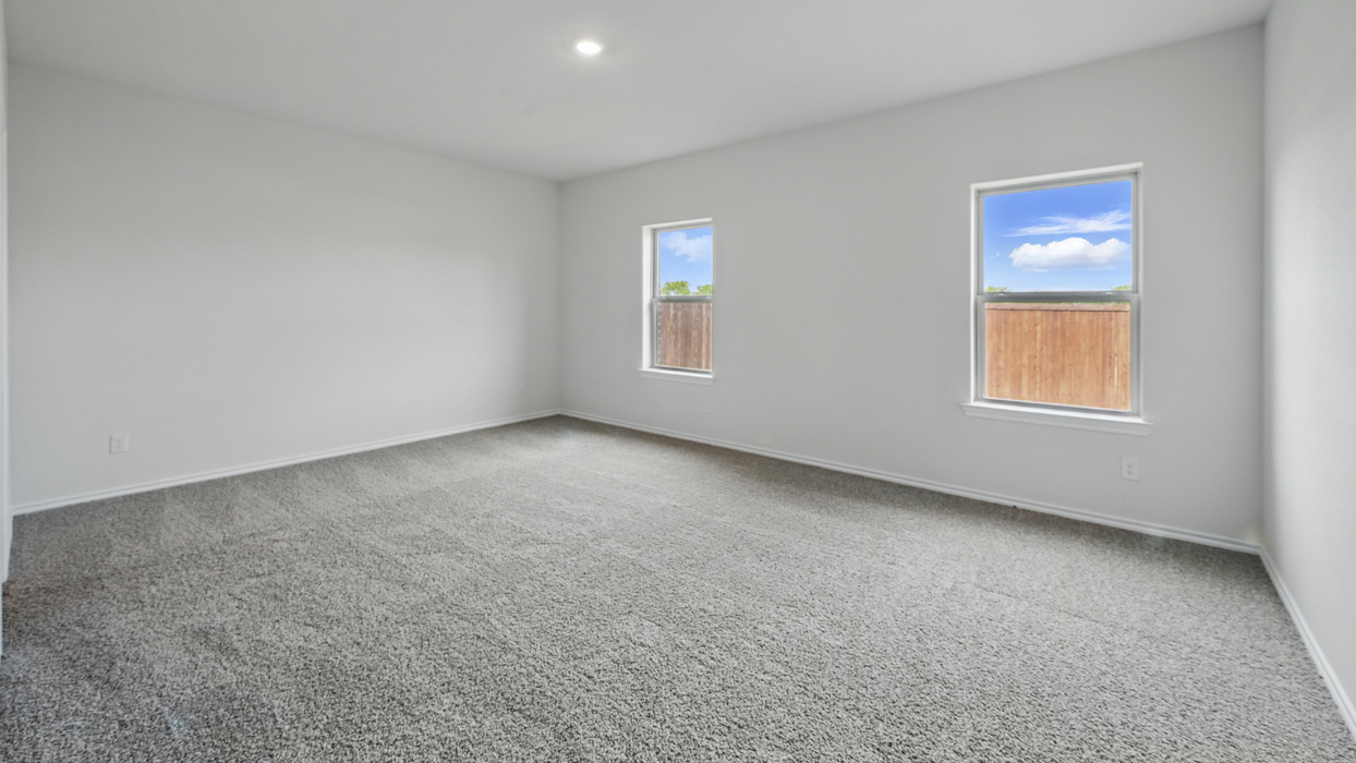 Ozark Floorplan Elevation B Bedroom Gallery Image - Frontier Pointe in Princeton, TX