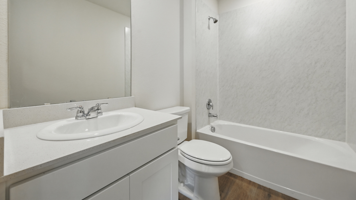 Ozark Floorplan Elevation B Bathroom Gallery Image - Frontier Pointe in Princeton, TX