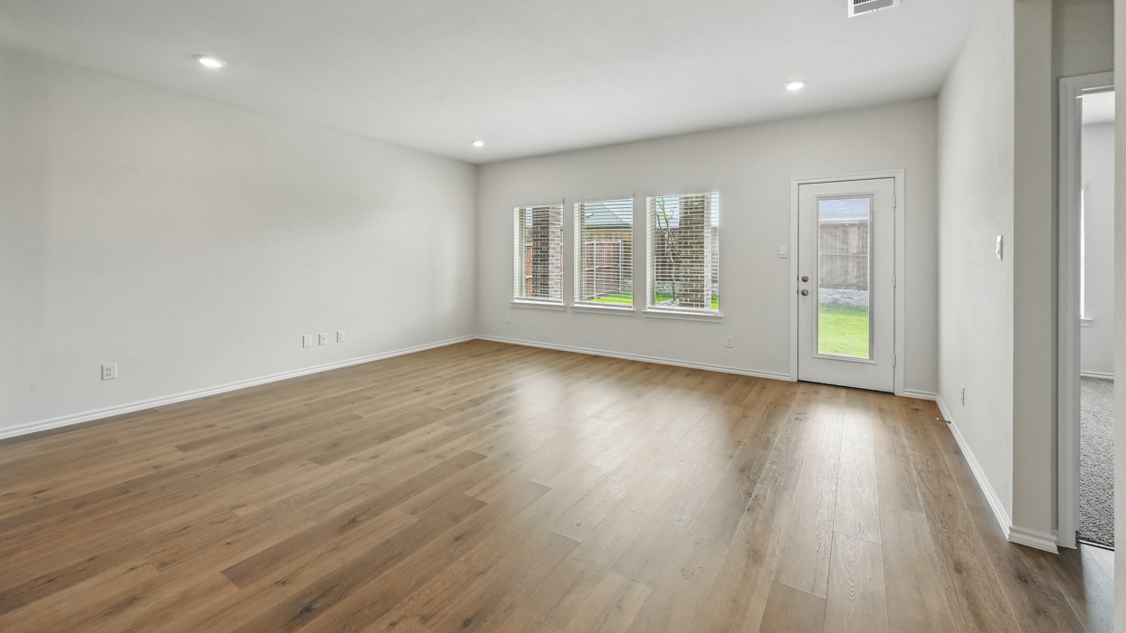 Ozark Floorplan Elevation B Living Gallery Image - Frontier Pointe in Princeton, TX