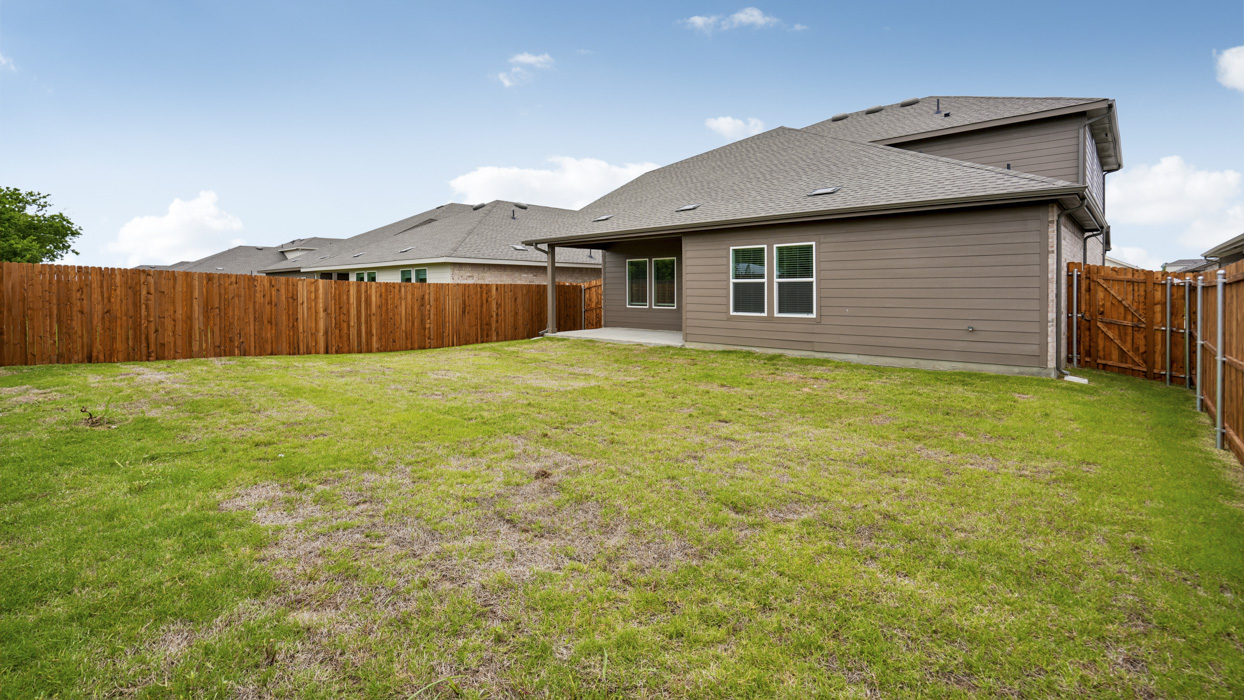 Perry Floorplan Elevation A Backyard Gallery Image - Frontier Pointe in Princeton, TX