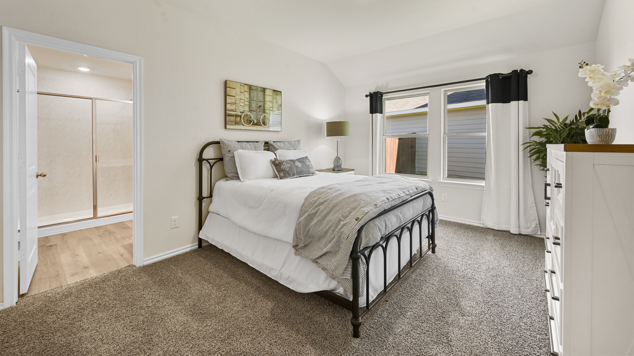 Zavalla Floorplan Elevation A Bedroom Gallery Image - Frontier Pointe in Princeton, TX