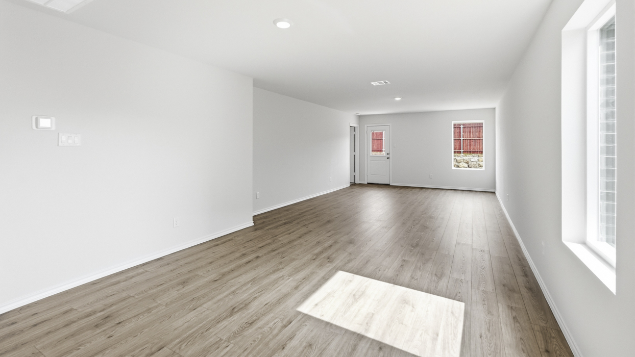 Caprock Floorplan Elevation Living Gallery Image-Creekside Ranch in Blue Ridge, Tx