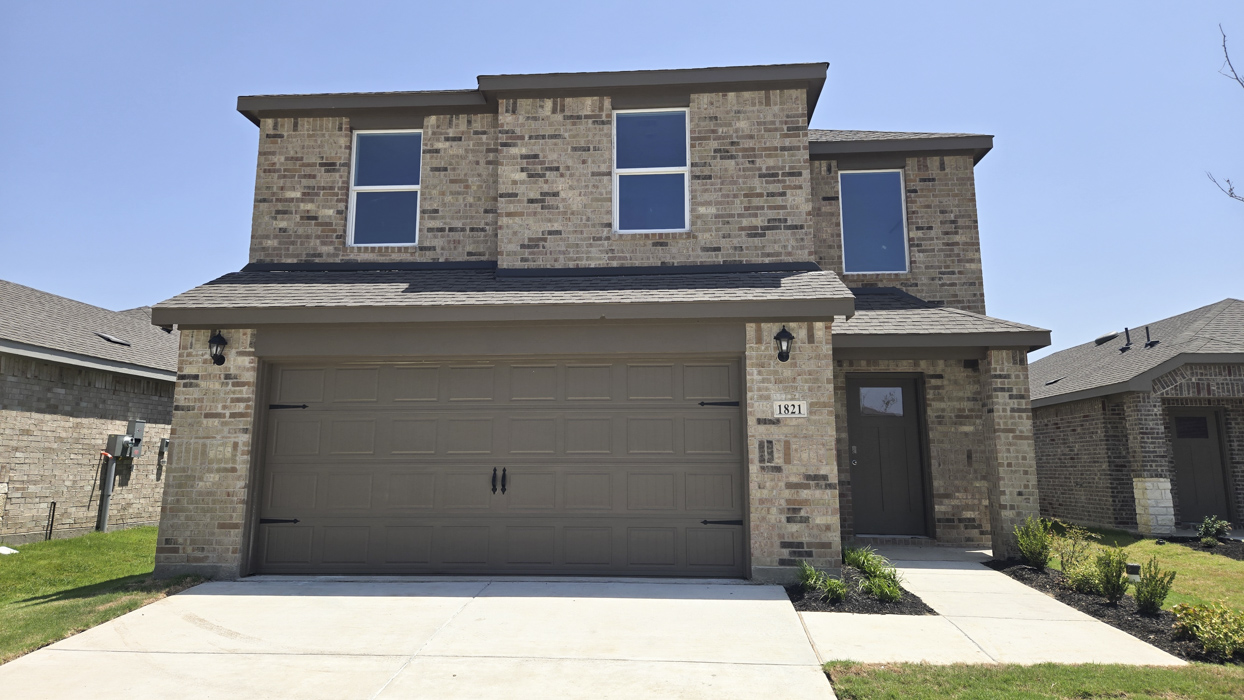 Davis Floorplan Elevation B Exterior Rendering - Creekside Ranch in Blue Ridge, TX