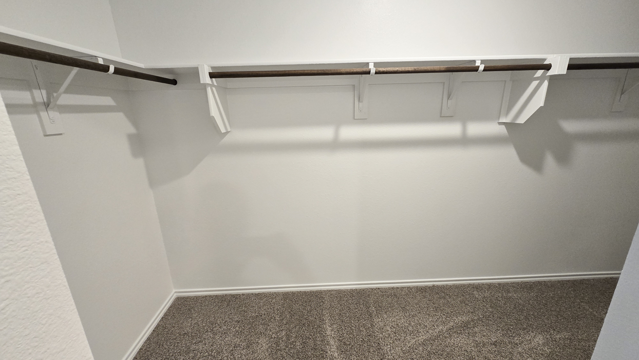 Estero Floorplan Closet Gallery Image - Creekside Ranch in Blue Ridge, TX