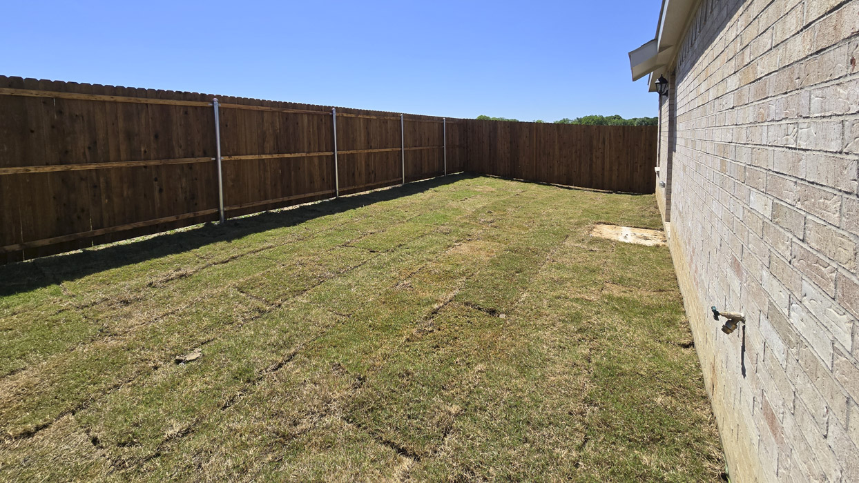 Estero Floorplan Backyard Gallery Image - Creekside Ranch in Blue Ridge, TX