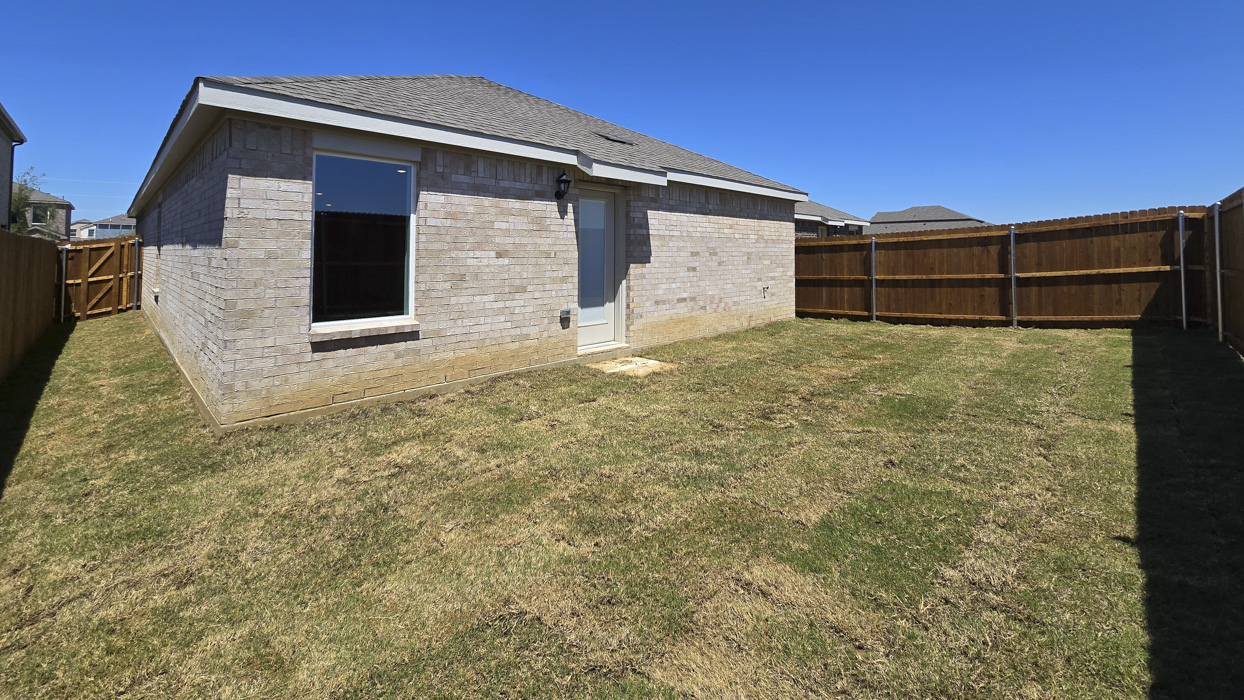 Estero Floorplan Backyard Gallery Image - Creekside Ranch in Blue Ridge, TX