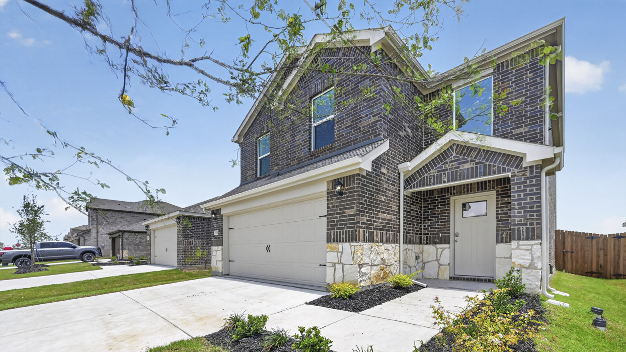 Franklin Floorplan Elevation F Exterior Rendering - Creekside Ranch in Blue Ridge, TX