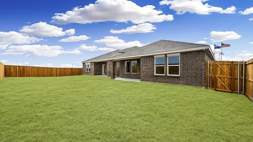 X30C Caroline Floorplan Elevation F Backyard Gallery Image-Creekside Ranch in Blue Ridge, TX
