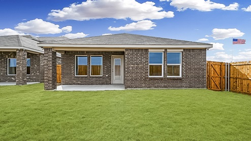 X30C Caroline Floorplan Elevation F Backyard Gallery Image-Creekside Ranch in Blue Ridge, TX