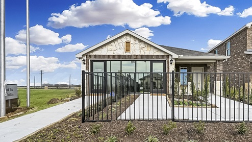 X30C Caroline Floorplan Elevation F Exterior Gallery Image-Creekside Ranch in Blue Ridge, TX