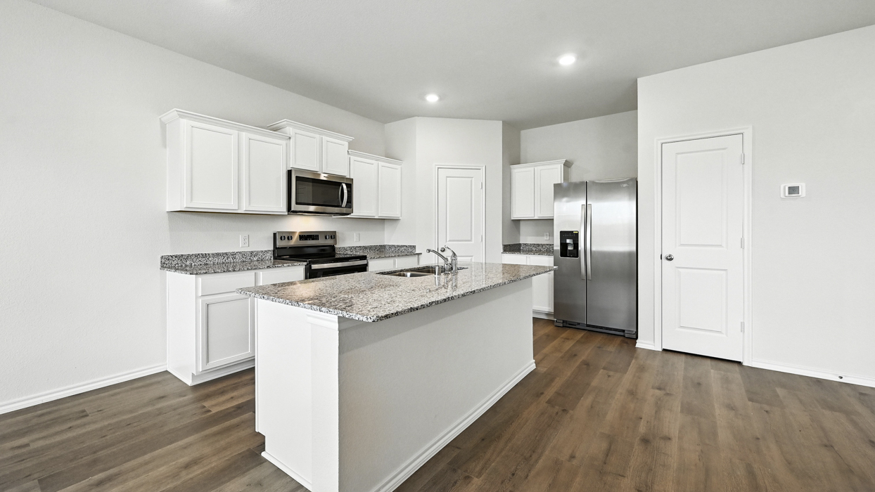 Grace Floorplan Elevation F Kitchen Gallery Image - Creekside Ranch in Blue Ridge, TX