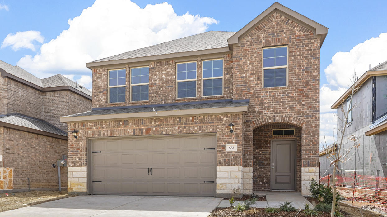 Grace Floorplan Elevation F Exterior Rendering - Creekside Ranch in Blue Ridge, TX