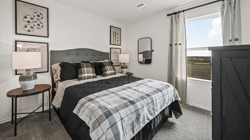 X30H Hanna Floorplan Elevation E Bedroom Image-Creekside Ranch in Blue Ridge, TX