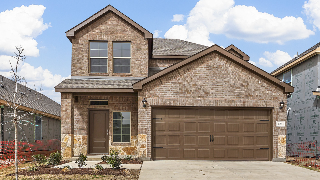 Jasmine Floorplan Elevation E Exterior Gallery Image - Creekside Ranch in Princeton, TX