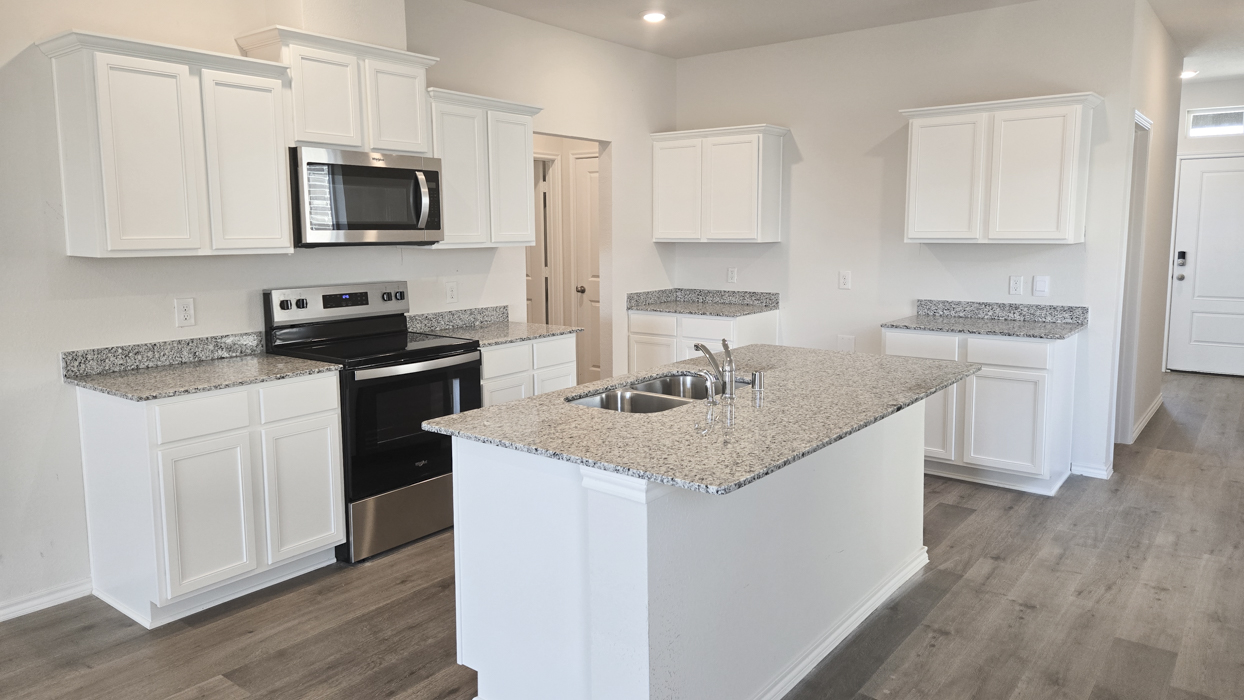 Jasmine Floorplan Elevation F Kitchen Gallery Image - Creekside Ranch in Blue Ridge, TX