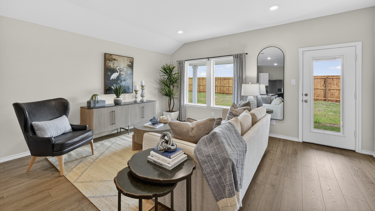 Harrison Floorplan Living Gallery Image- The Hills of Sherman in Sherman, TX