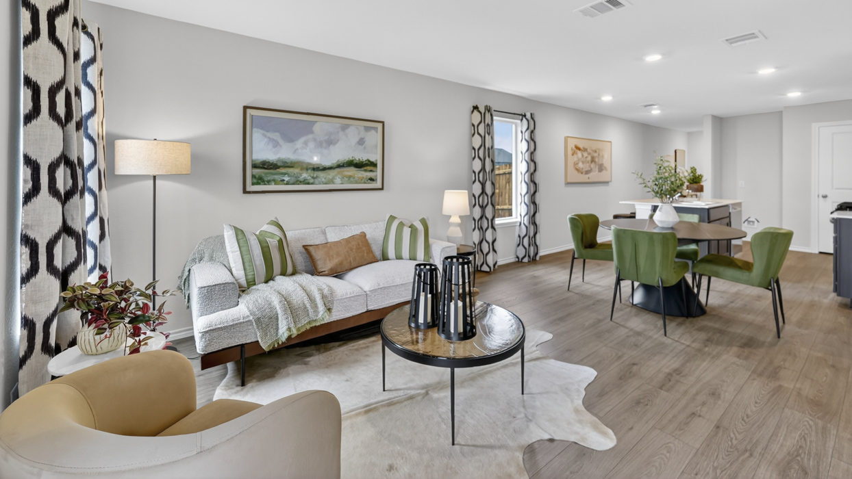 Atlanta Floorplan Living Gallery Image-The Hills of Sherman in Sherman, TX