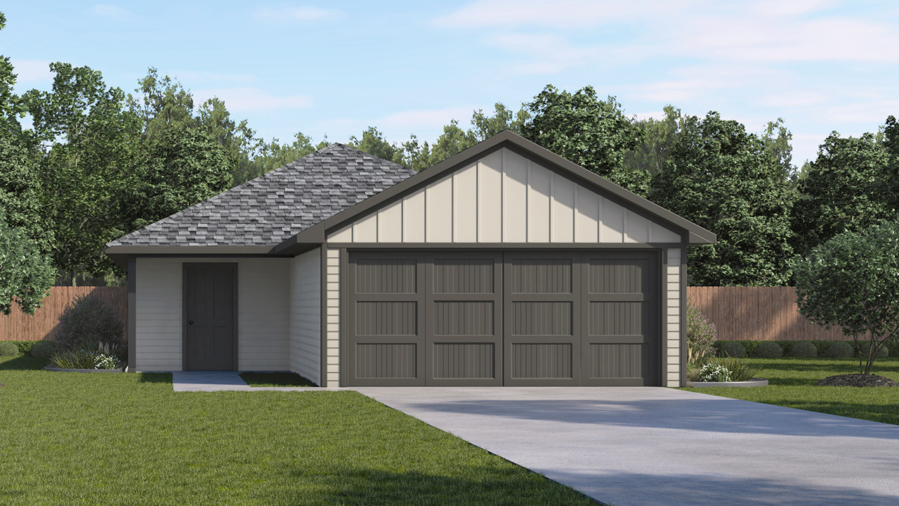 Atlanta Floorplan Elevation R Exterior Rendering - The Hills of Sherman in Sherman, TX