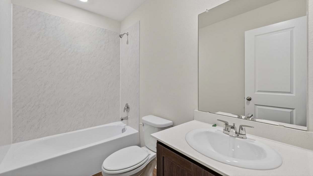 Caprock Floorplan Elevation S Bathroom Gallery Image - The Hills of Sherman in Sherman, TX