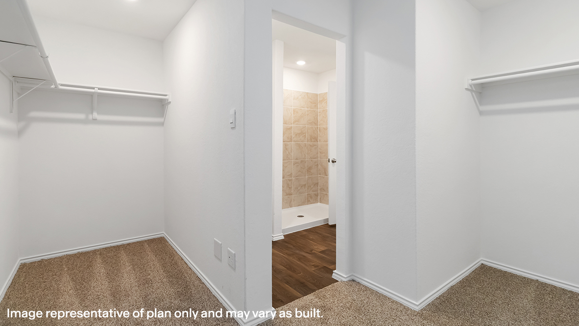 Davis Floorplan Closet Gallery Image-The Hills of Sherman in Sherman, TX