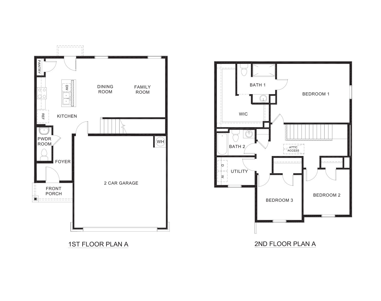 Davis Floorplan Hills of Sherman in Sherman, Tx