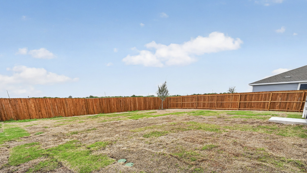 Franklin Floorplan Elevation S Exterior Backyard Gallery Image - The Hills of Sherman in Sherman, TX