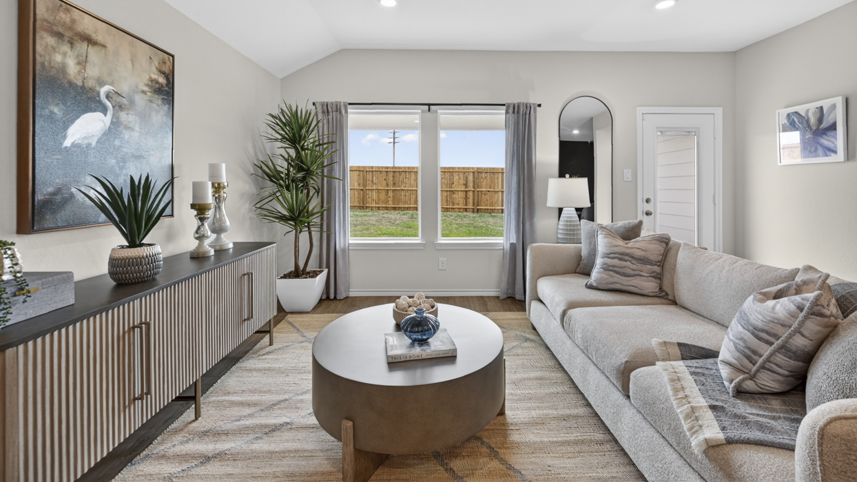 Harrison Floorplan Living Gallery Image - The Hills of Sherman in Sherman, TX