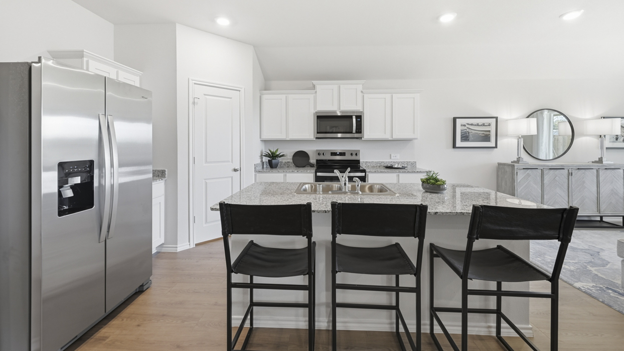 Harrison Floorplan Elevation S Kitchen Gallery Image - The Hills of Sherman in Sherman, TX