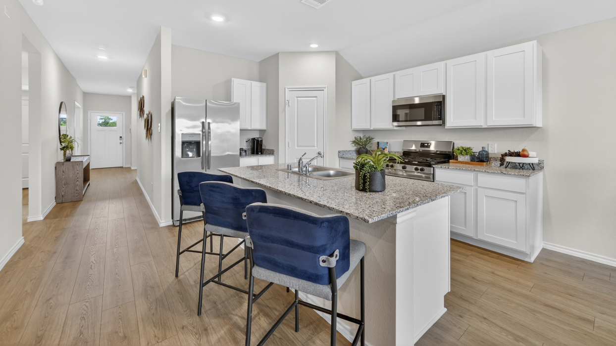 Harrison Floorplan Elevation S Kitchen Gallery Image - The Hills of Sherman in Sherman, TX