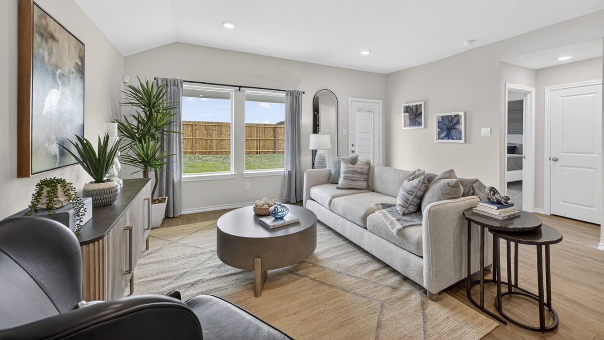 Harrison Floorplan Living Gallery Image-The Hills of Sherman in Sherman, TX