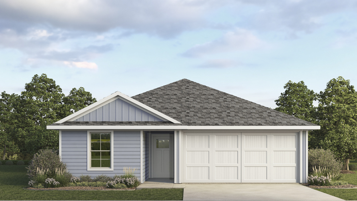 Harrison Floorplan Elevation R Rendering-The Hills of Sherman in Sherman, TX