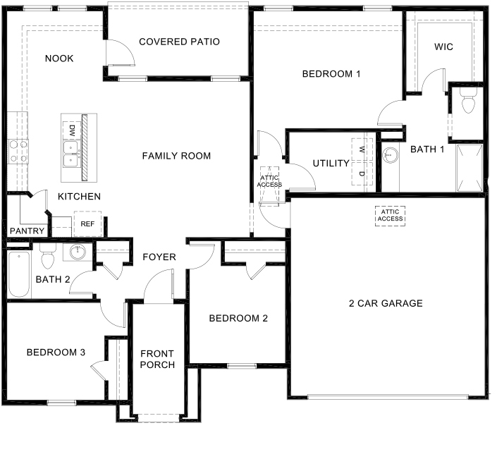 Artisan Floorplan-The Hills of Sherman in Sherman, TX