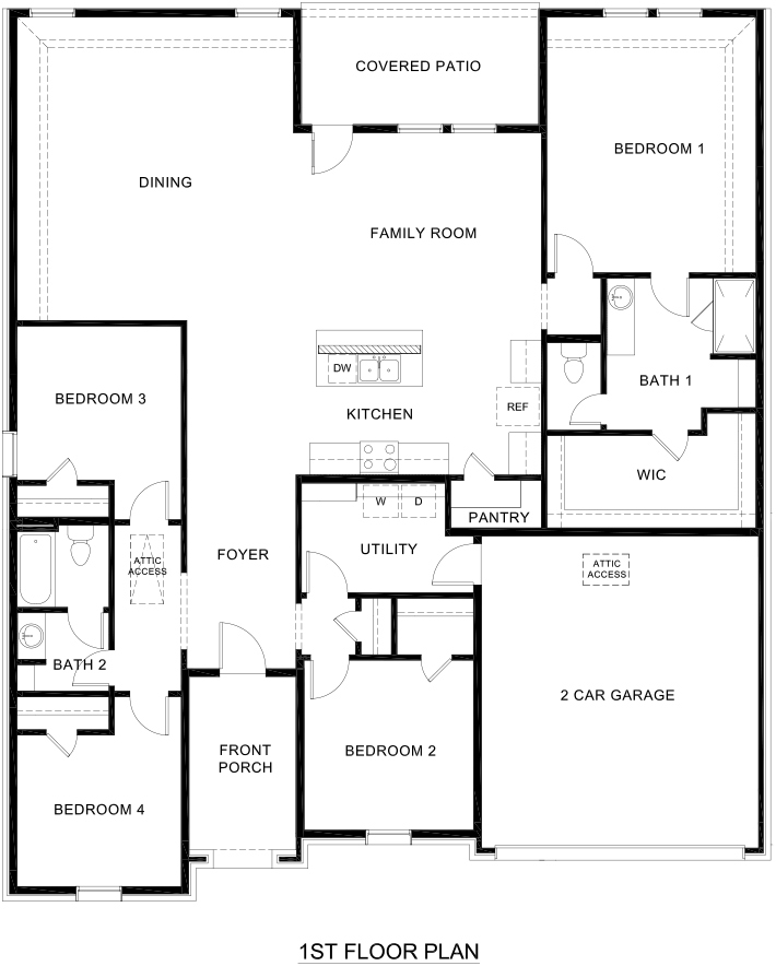 Garland Floorplan-The Hills of Sherman in Sherman, TX