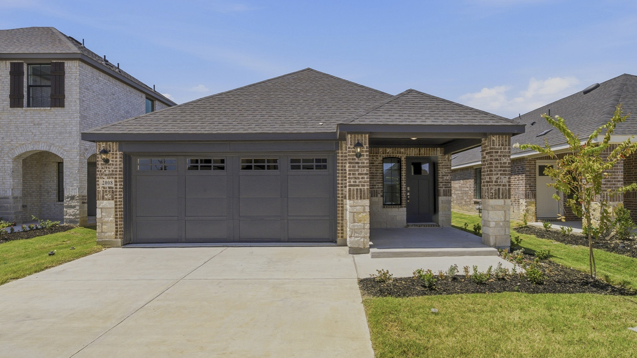 Bailey Floorplan Elevation E Exterior Rendering - Windchime in Celina, TX