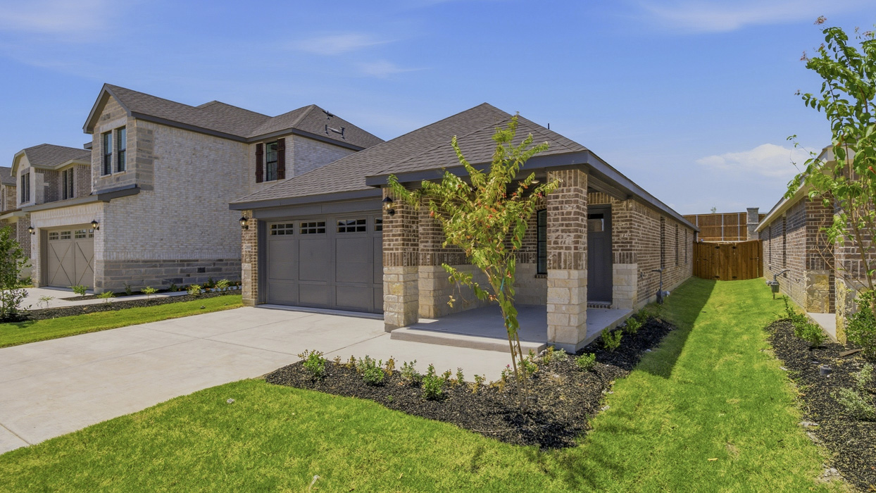 Bailey Floorplan Elevation E Exterior Rendering - Windchime in Celina, TX
