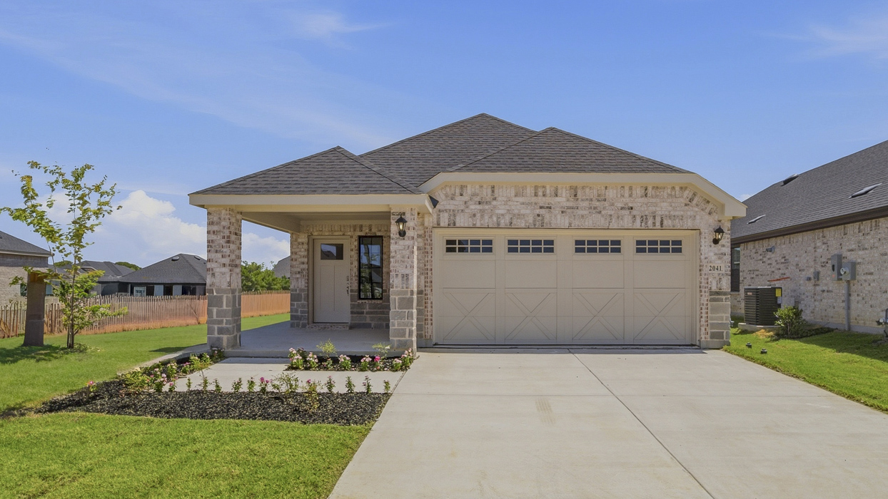 Bailey Floorplan Elevation E Exterior Rendering - Windchime in Celina, TX