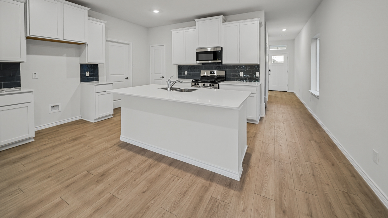 Finn Floorplan Elevation F Kitchen Gallery Image - Windchime 40s in Celina, TX
