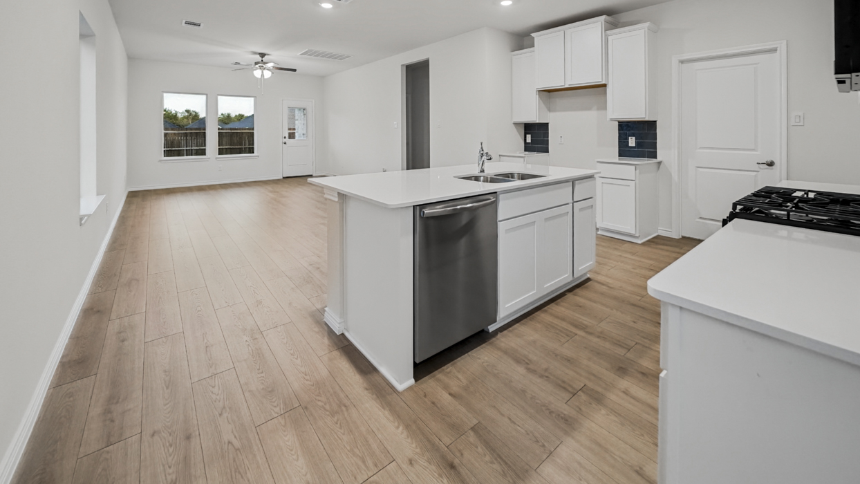 Finn Floorplan Elevation F Kitchen Gallery Image - Windchime 40s in Celina, TX