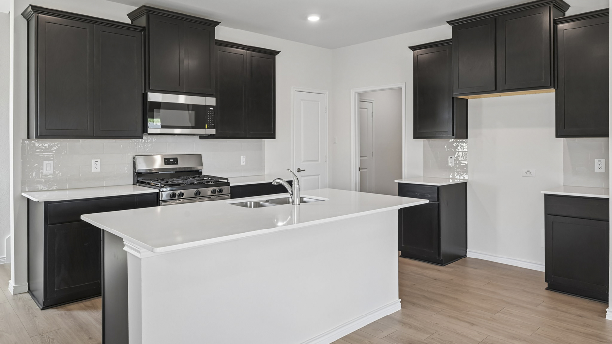 Haven Floorplan Elevation E Kitchen Gallery Image - Windchime 40s in Celina, TX