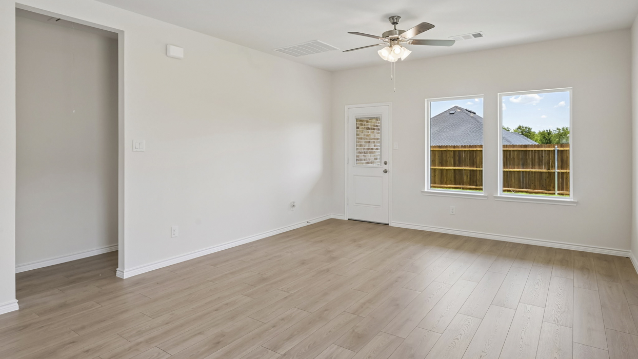 Haven Floorplan Elevation E Living Gallery Image - Windchime 40s in Celina, TX