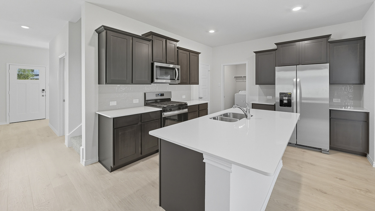 Haven Floorplan Elevation E Kitchen Gallery Image - Windchime in Celina, TX