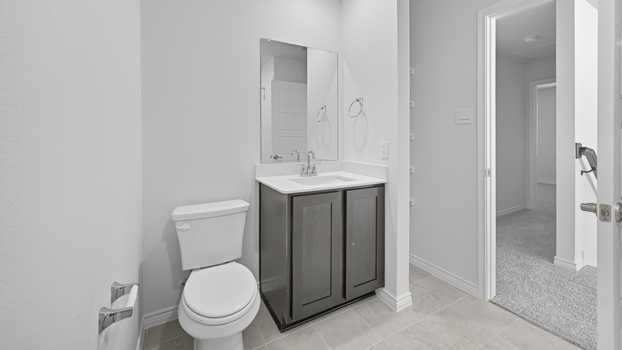 Haven Floorplan Elevation E/F Seondary Bathroom Gallery Image - Windchime in Celina, TX