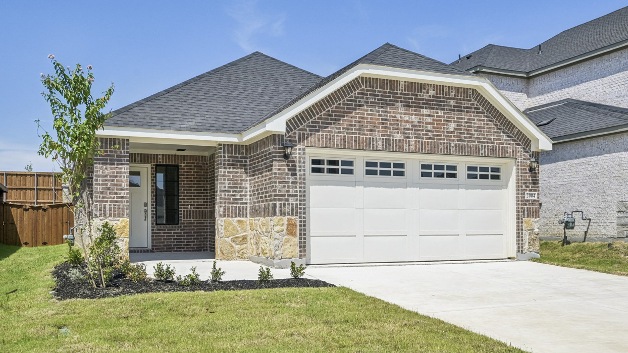 Orion Floorplan Elevation F Exterior Rendering - Windchime in Celina, TX