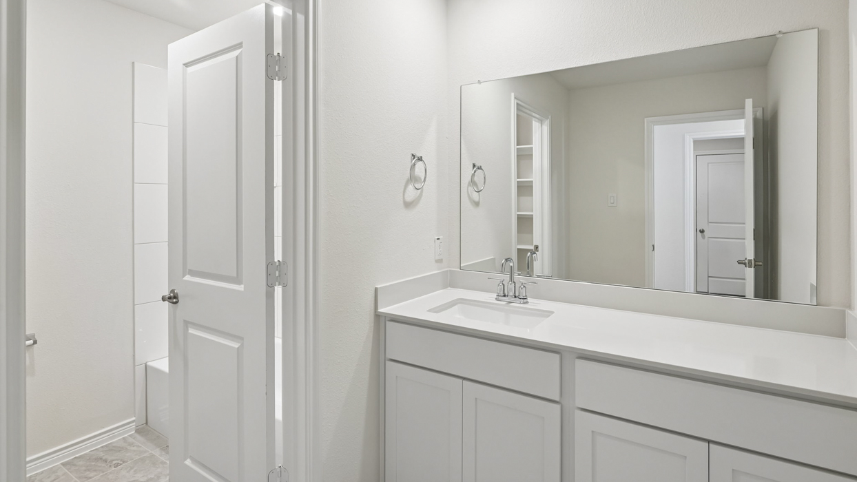 Orion Floorplan Elevation F Bathroom Gallery Image - Windchime in Celina, TX
