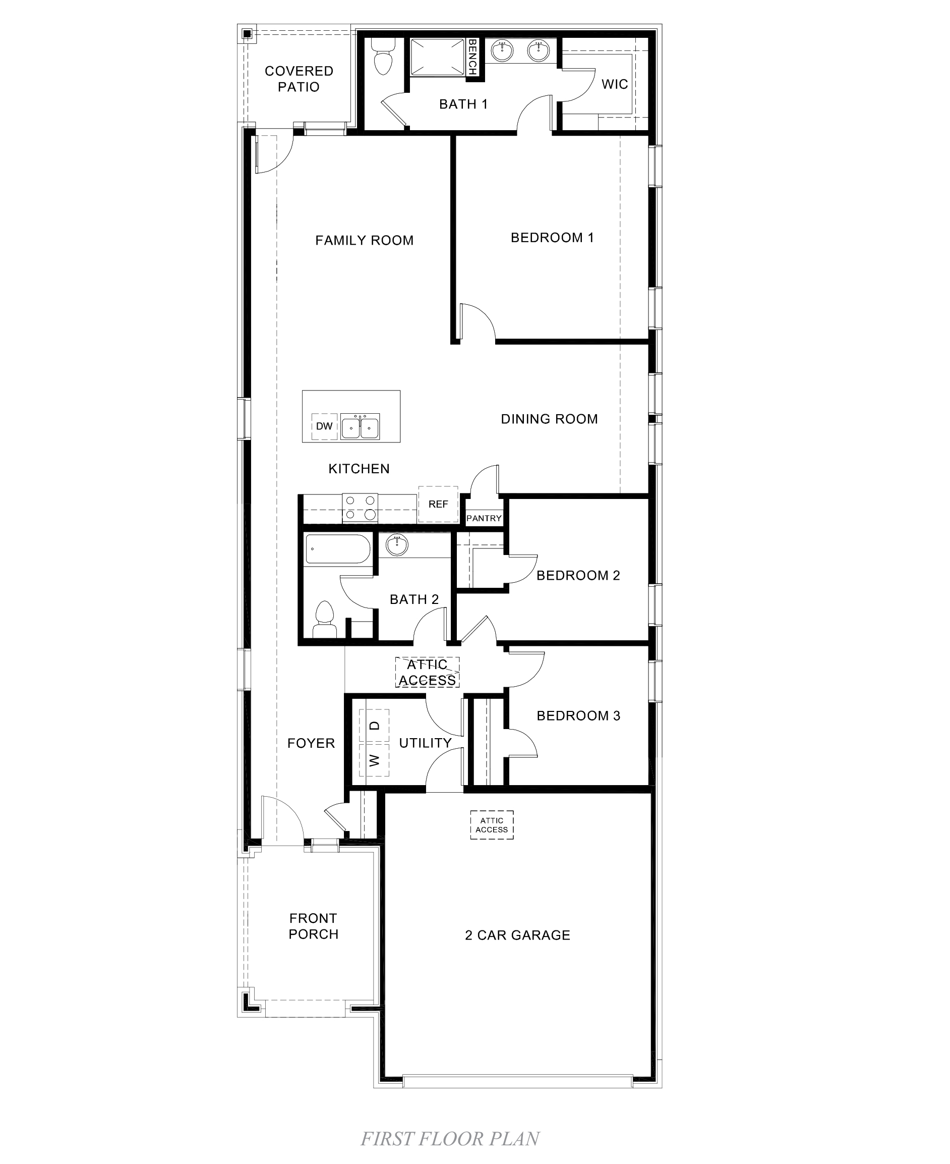 H30O Orion Floorplan Rendering - Windchime in Celina, TX