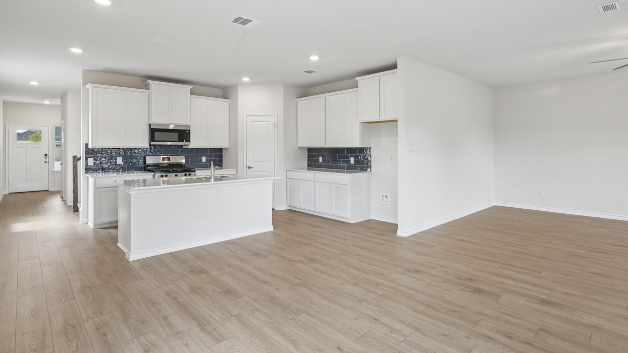 Sage Floorplan Elevation E Kitchen Gallery Image - Windchime 40s in Celina, TX