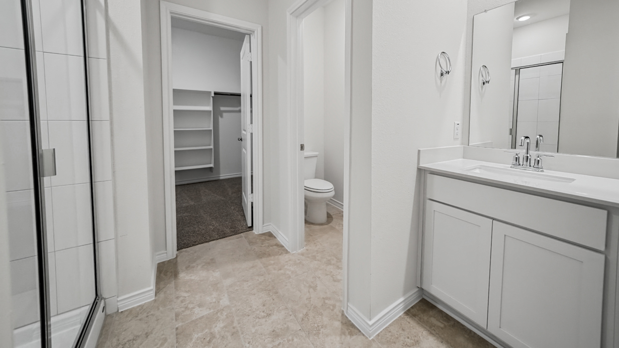 Sage Floorplan Elevation F Bathroom Gallery Image - Windchime in Celina, TX